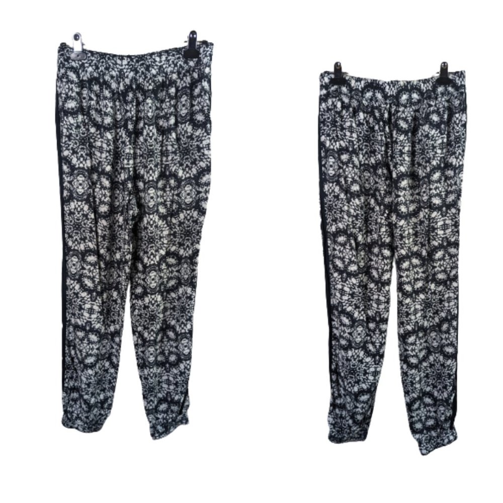 ABERCROMBIE & FITCH Paisley Print Pull On Traveler Joggers Pants Medium